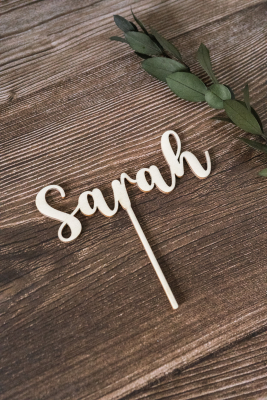 Preview: Cake Topper -personalisiert-